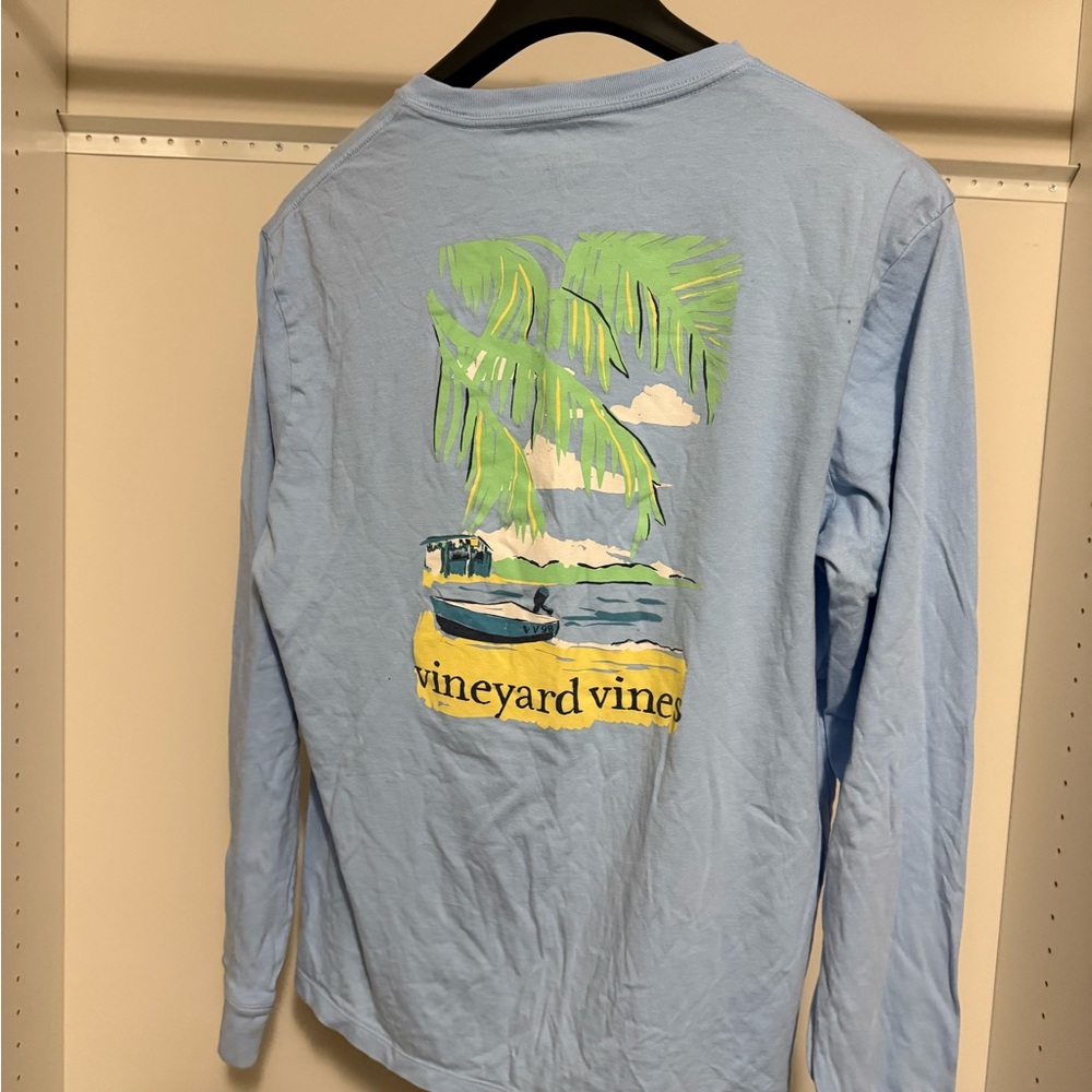Vineyard Vines Light Blue Cotton Tee